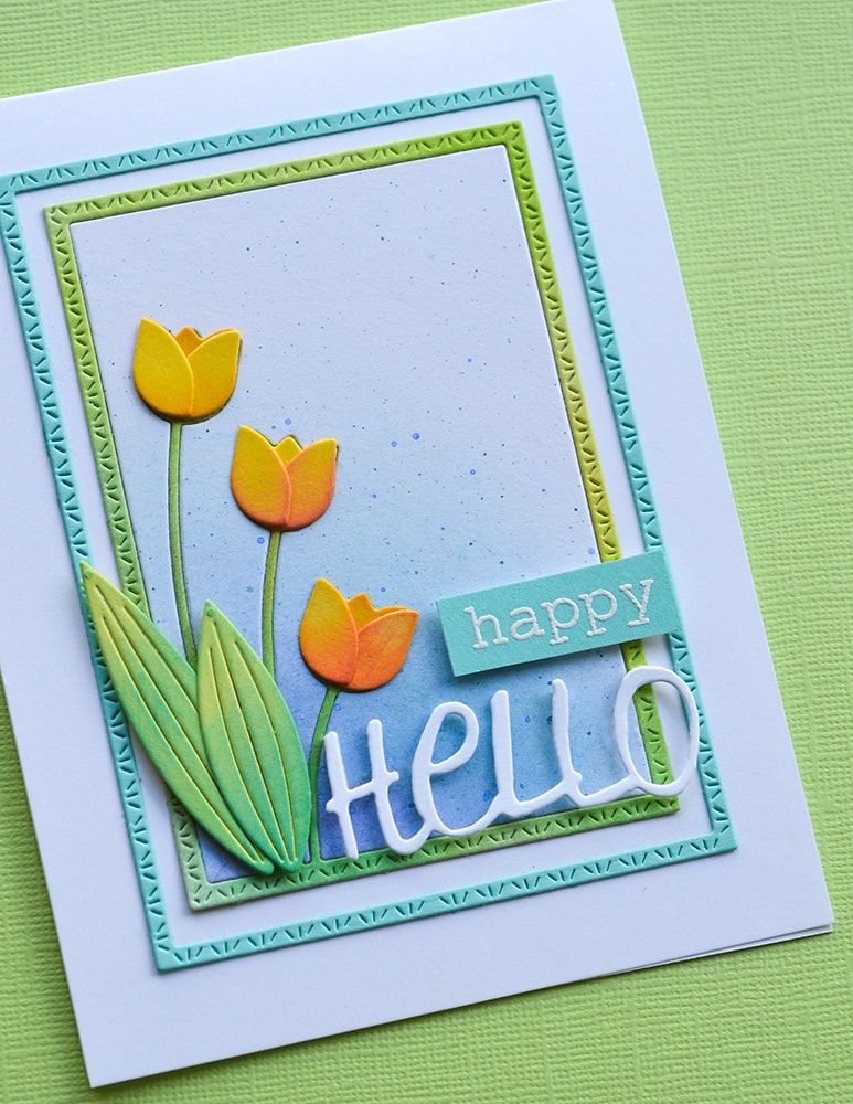Tulip Trio Frame - Craft Die