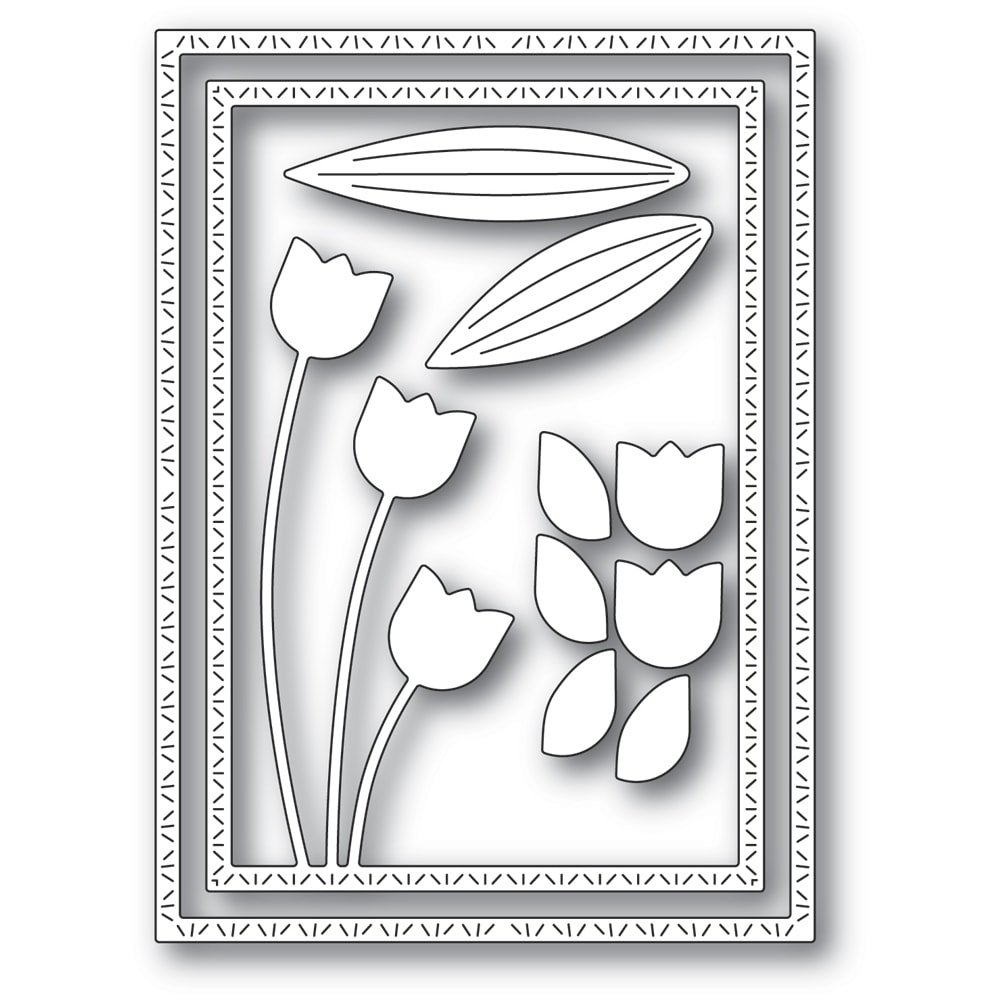 Tulip Trio Frame - Craft Die
