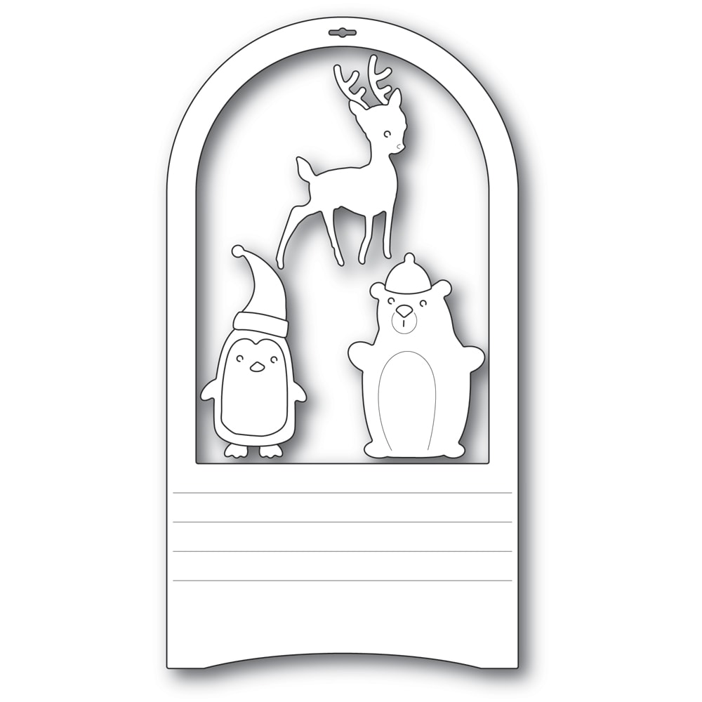 Snowglobe Backer - Christmas Craft Die