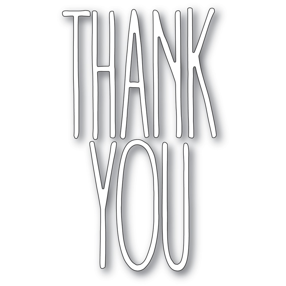 Twiggy Thank You - Craft Die