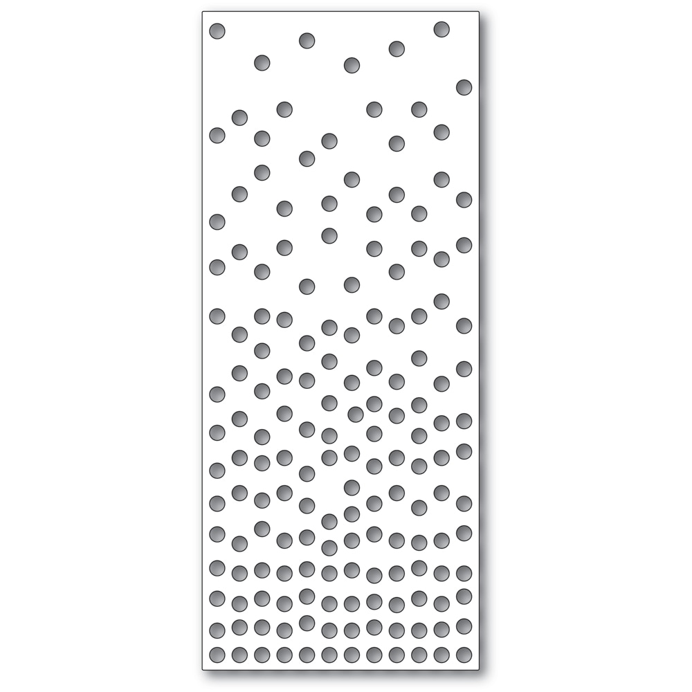 Slim Confetti Plate - Craft Die