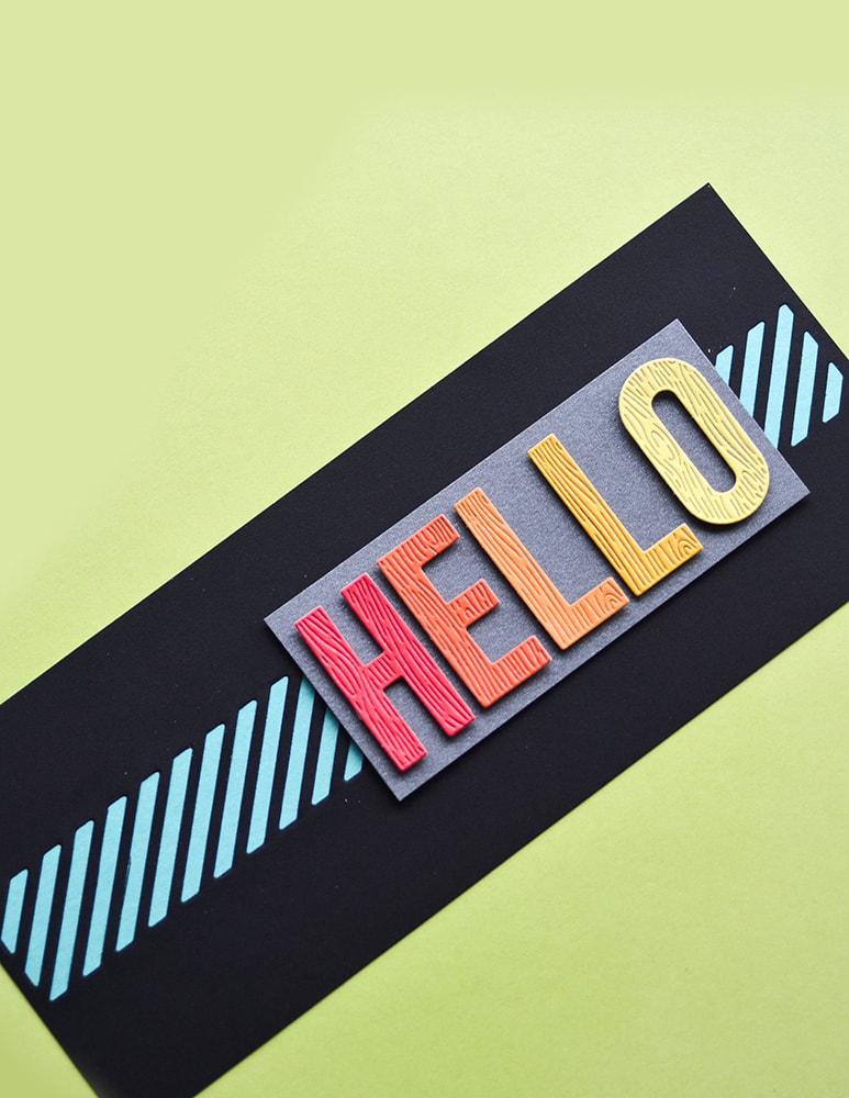 Slim Diagonal Collage - Craft Die