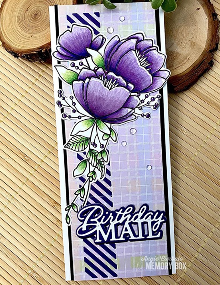 Slim Diagonal Collage - Craft Die