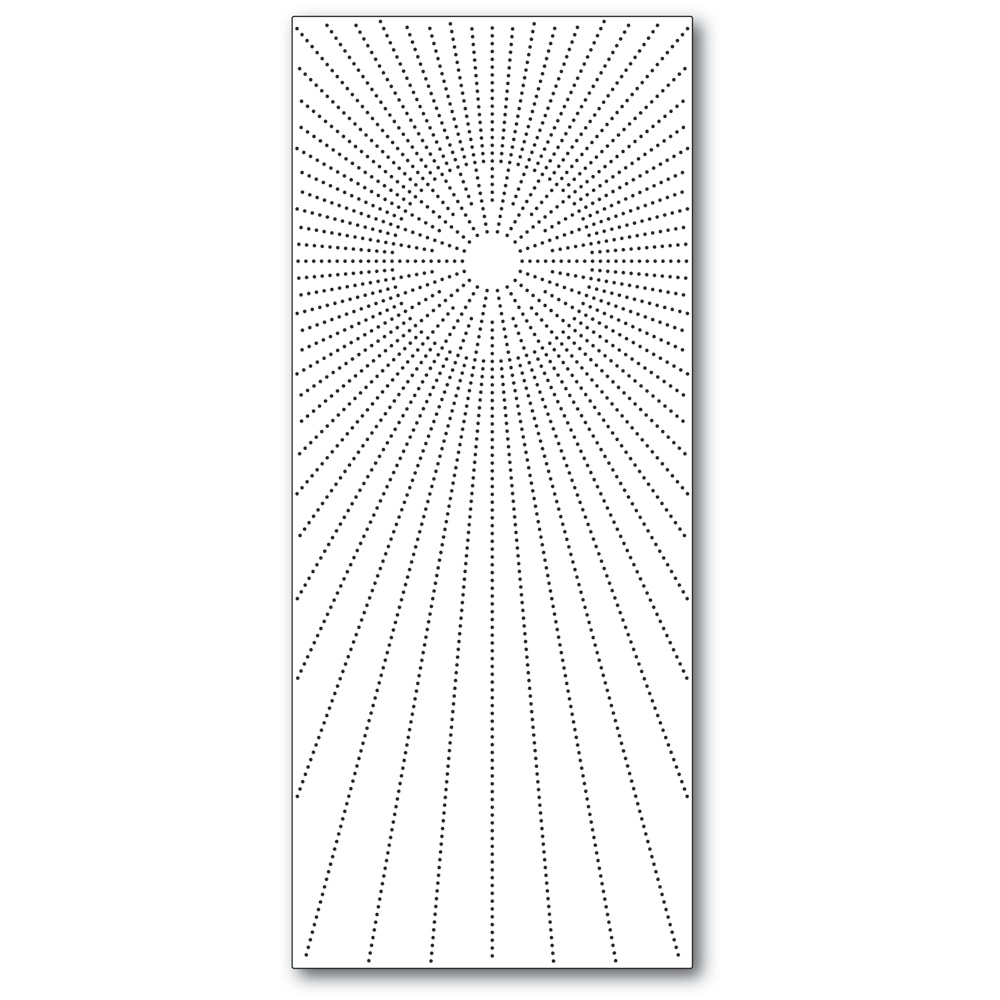 Slim Pinpoint Burst Plate - Craft Die