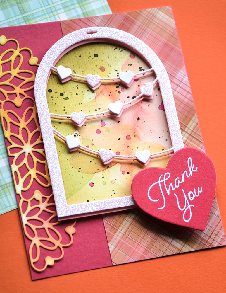 Heart Streamer Globe - Valentines Craft Die