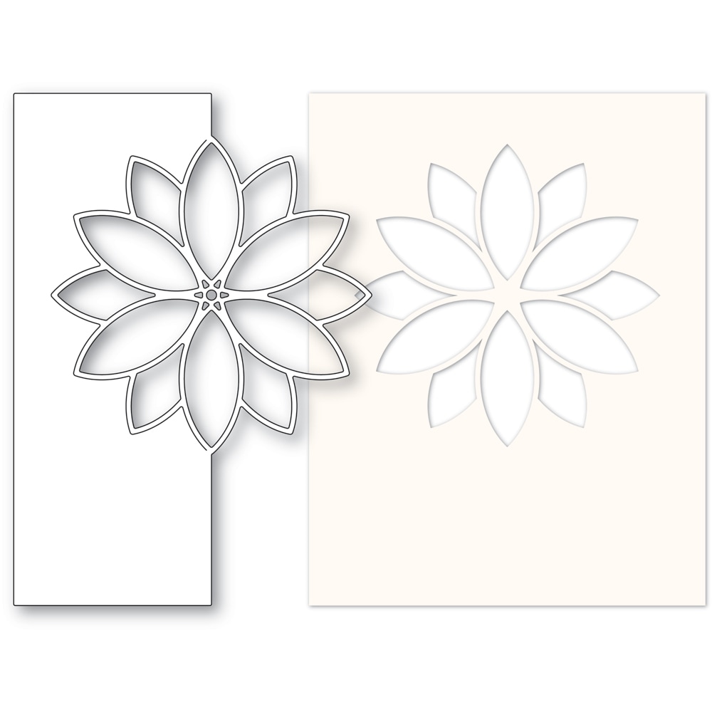 Contempo Poinsettia - Craft Die and Stencil