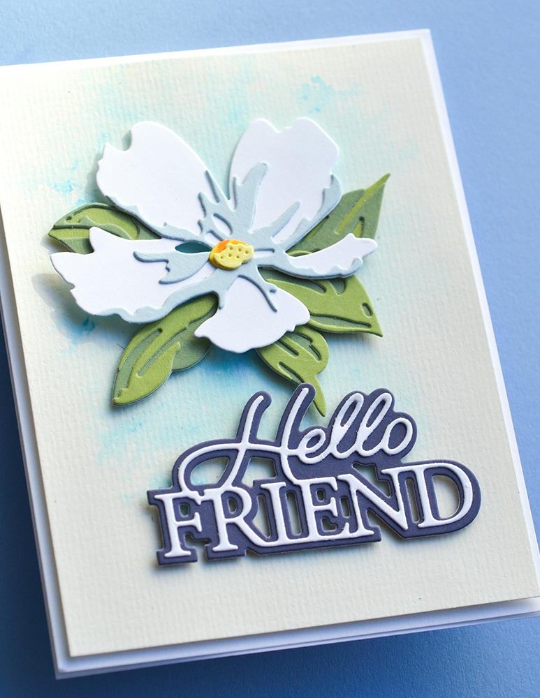 Gentle Blossom Watercolor Floral - Craft Die Set