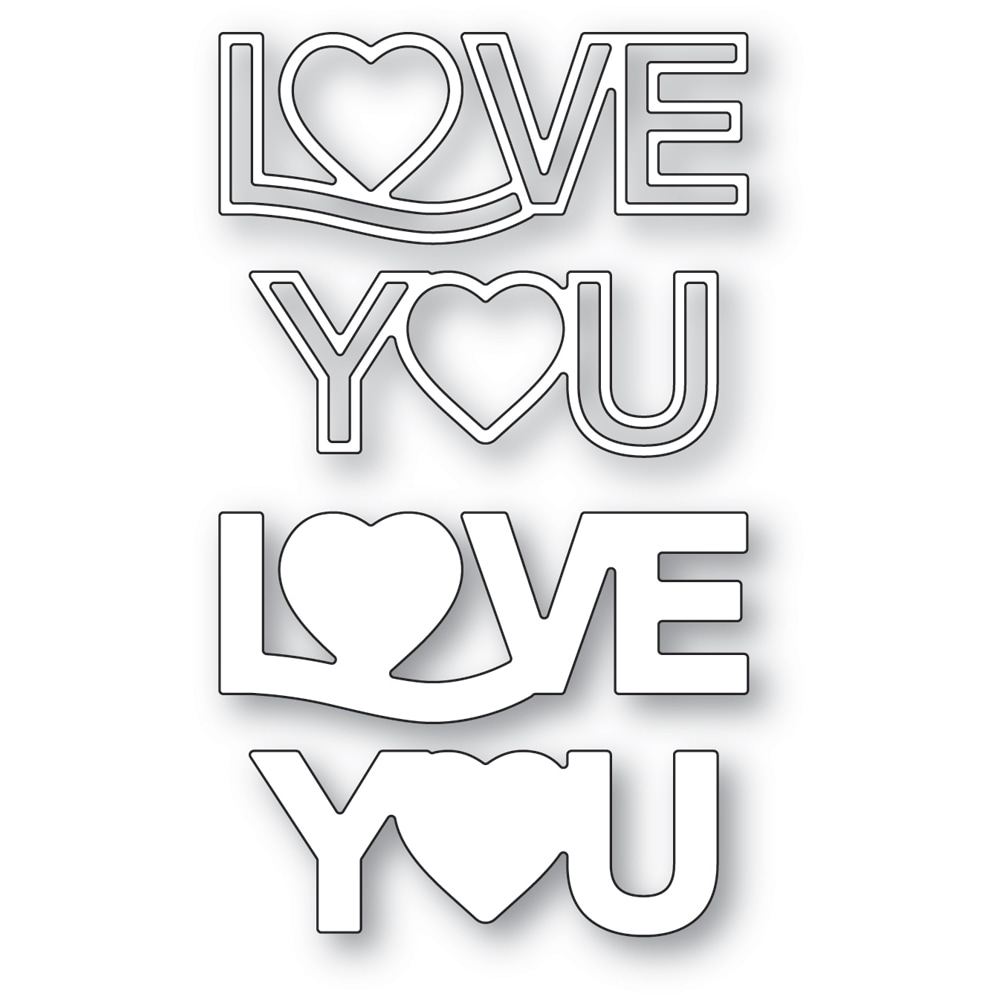 Love You Gallery Script - Craft Die