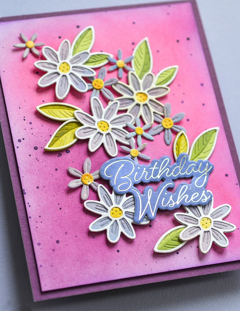 Bouquet Blooms Leaves - Craft Die