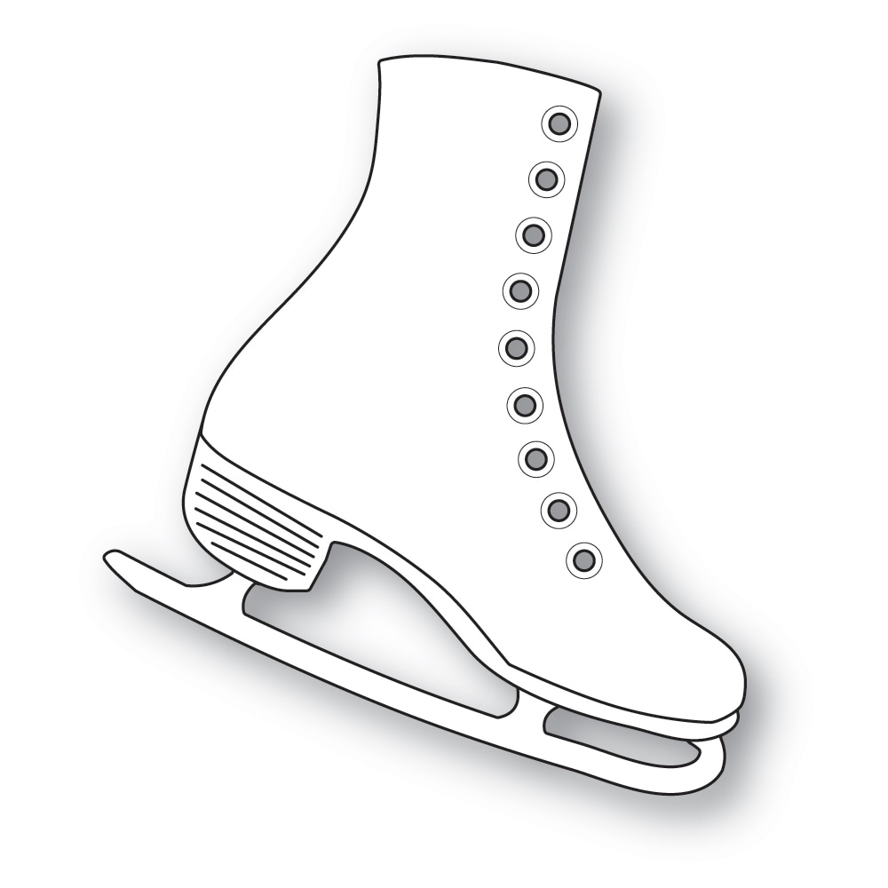 Classic Large Ice Skate - Craft Die