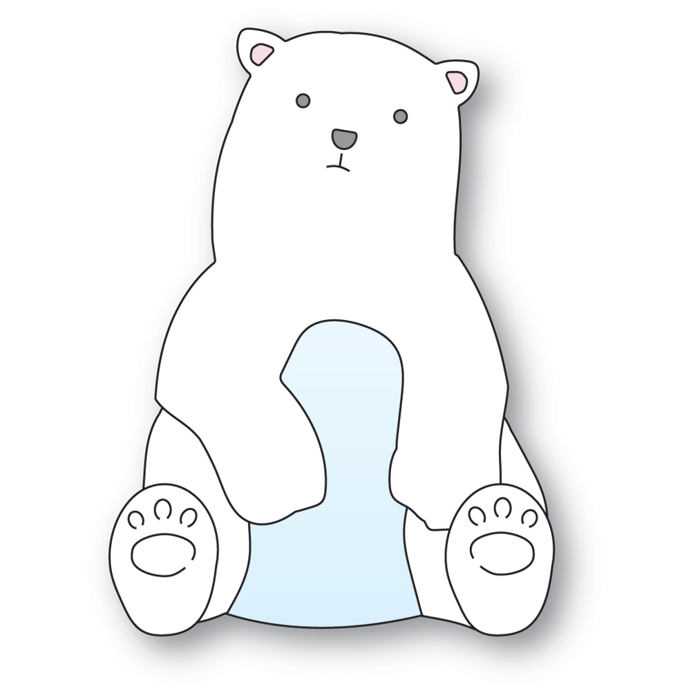 Layered Polar Bear - Craft Die