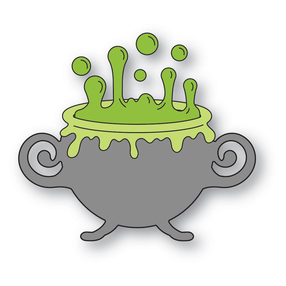 Boiling Cauldron - Halloween Craft Die
