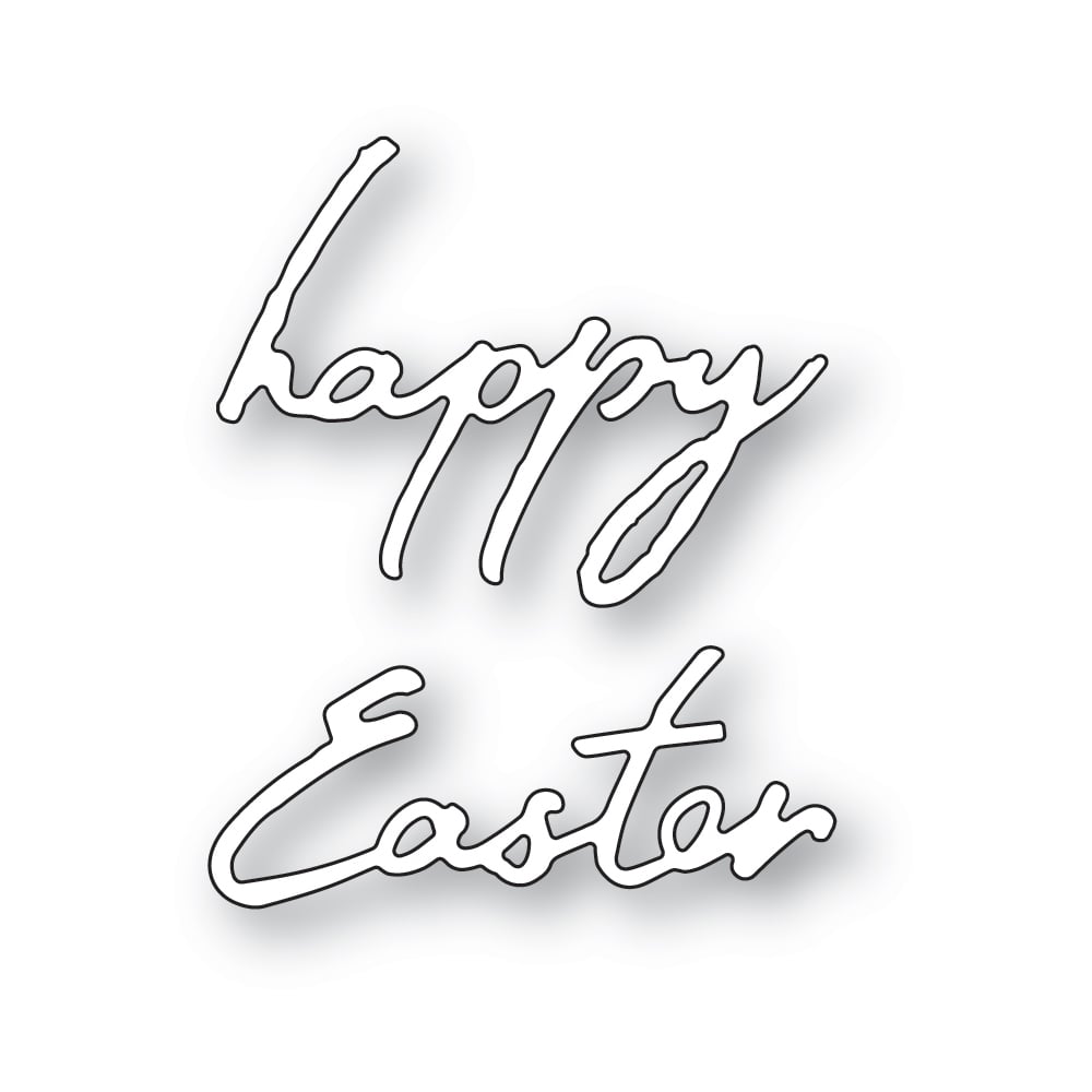 Happy Easter Dover Script - Craft Die 