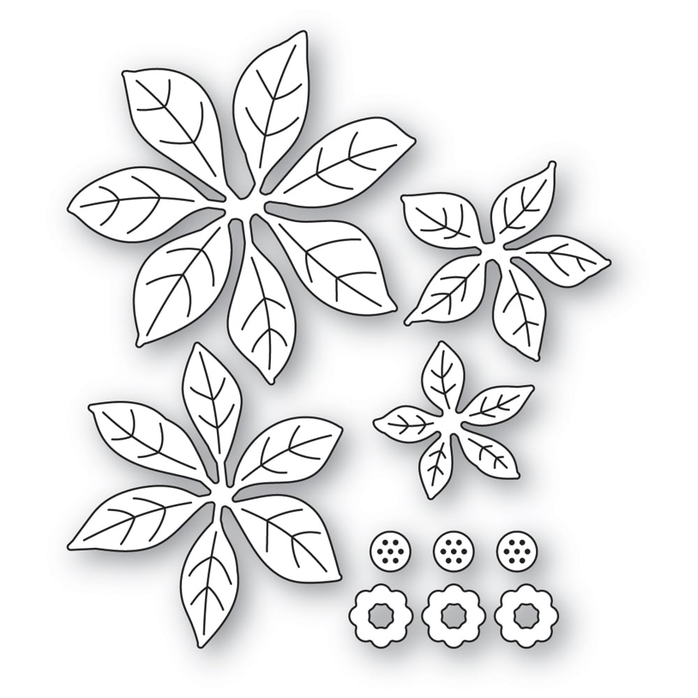 Small Poinsettia Layers - Craft Die