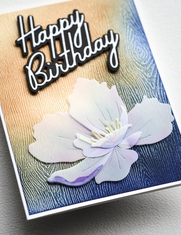 Happy Birthday Debut Script - Craft Die