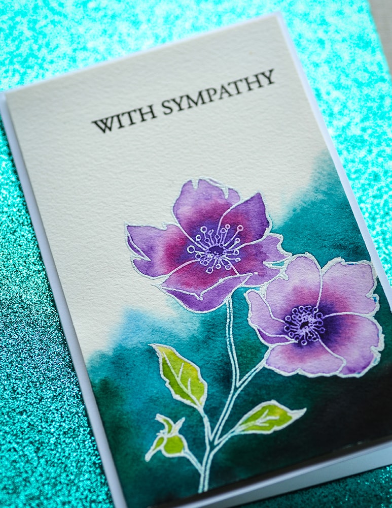 Wild Rose Stem - Clear Stamp