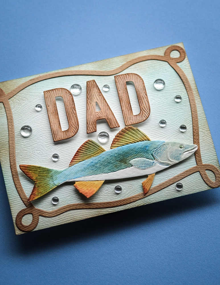 Freshwater Fish - Embossing Folder and Craft Die