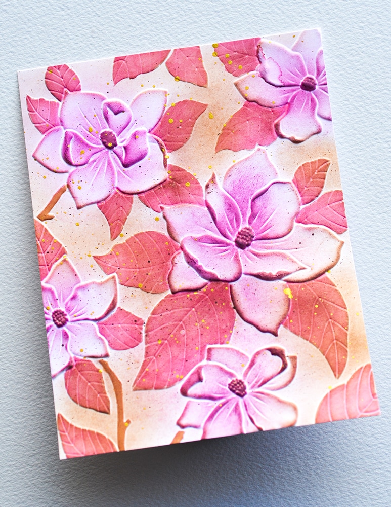 Magnolia Blooms - Embossing Folder