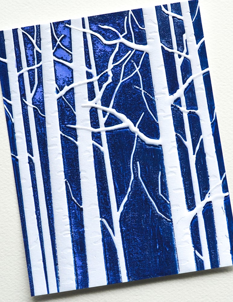 Birch Tree Forest - 3D Embossing Folder