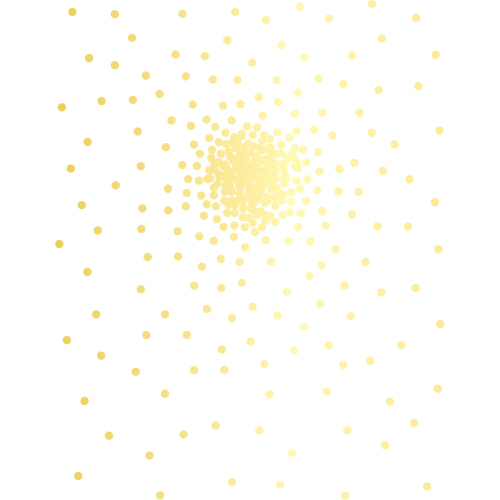 Confetti Dot - Hot Foil Plate