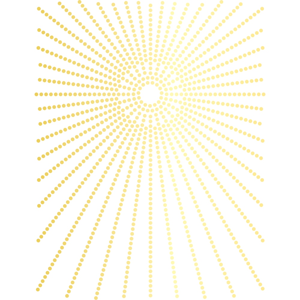 Dot Burst - Hot Foil Plate 