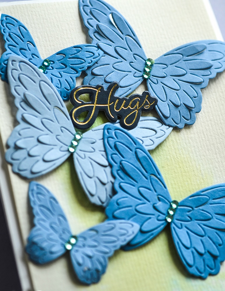 Posh Hugs - Craft Die and Hot Foil Plate