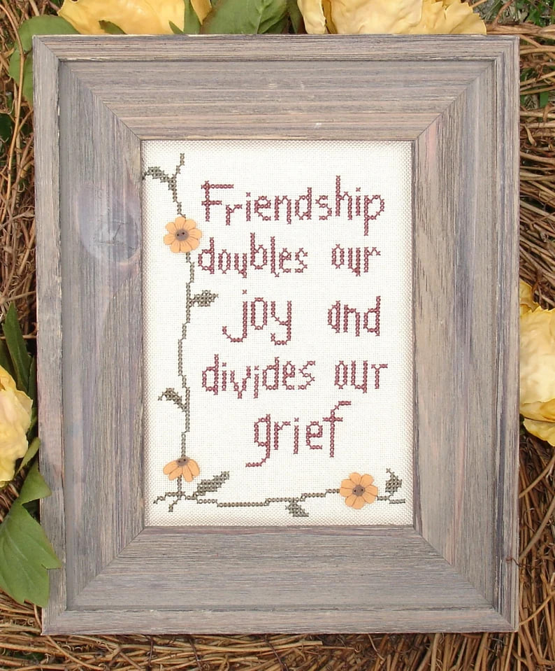 Friendship - Cross Stitch Pattern