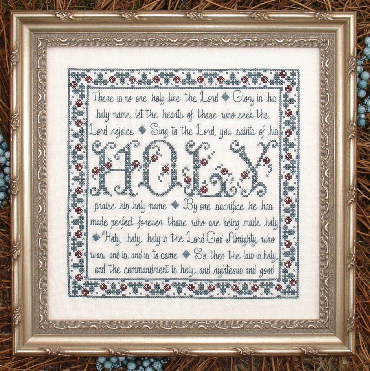 Building Blocks - Holy - Cross Stitch Pattern