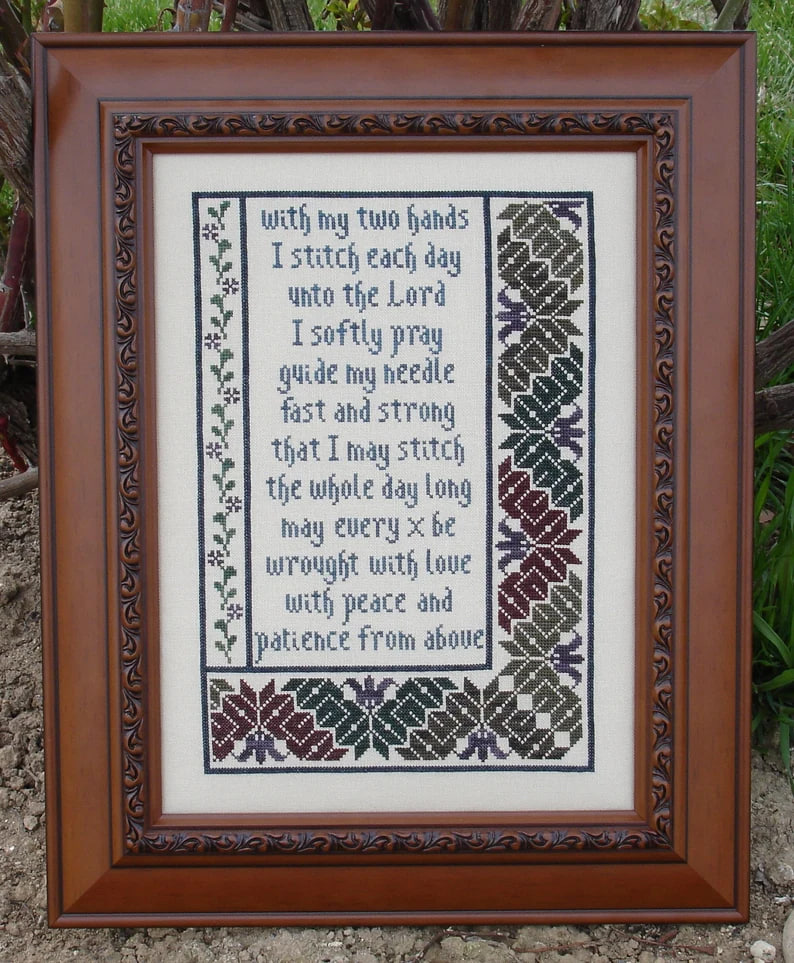 Quaker Prayer, A - Cross Stitch Pattern