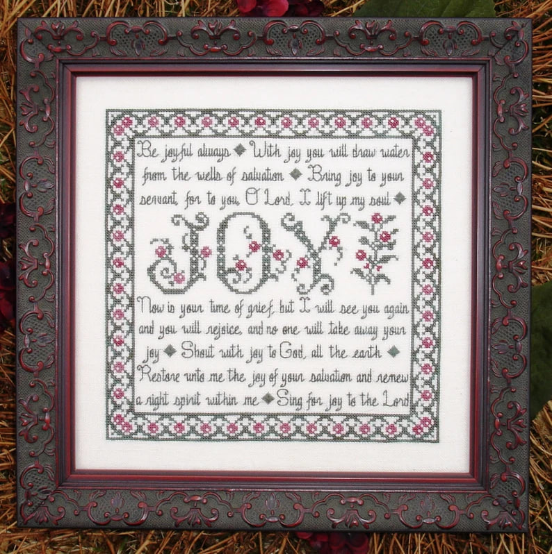 Building Blocks - Joy - Cross Stitch Pattern