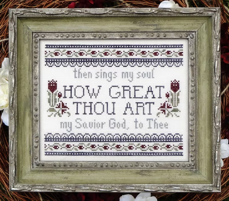 How Great Thou Art - Cross Stitch Pattern