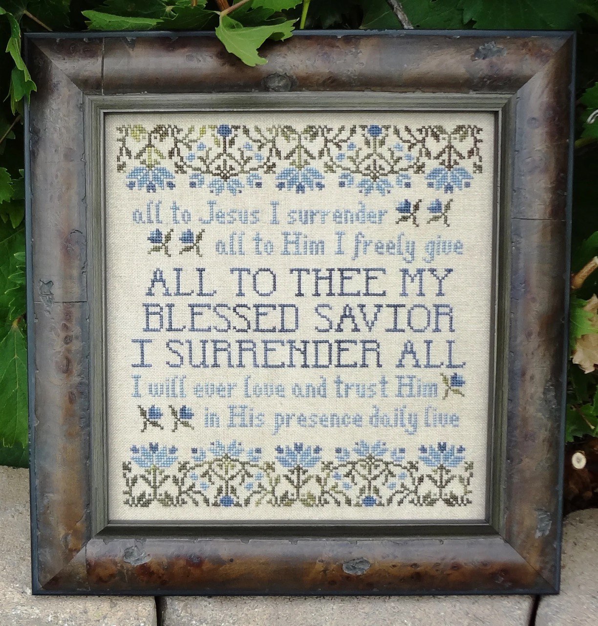 I Surrender All - Cross Stitch Pattern