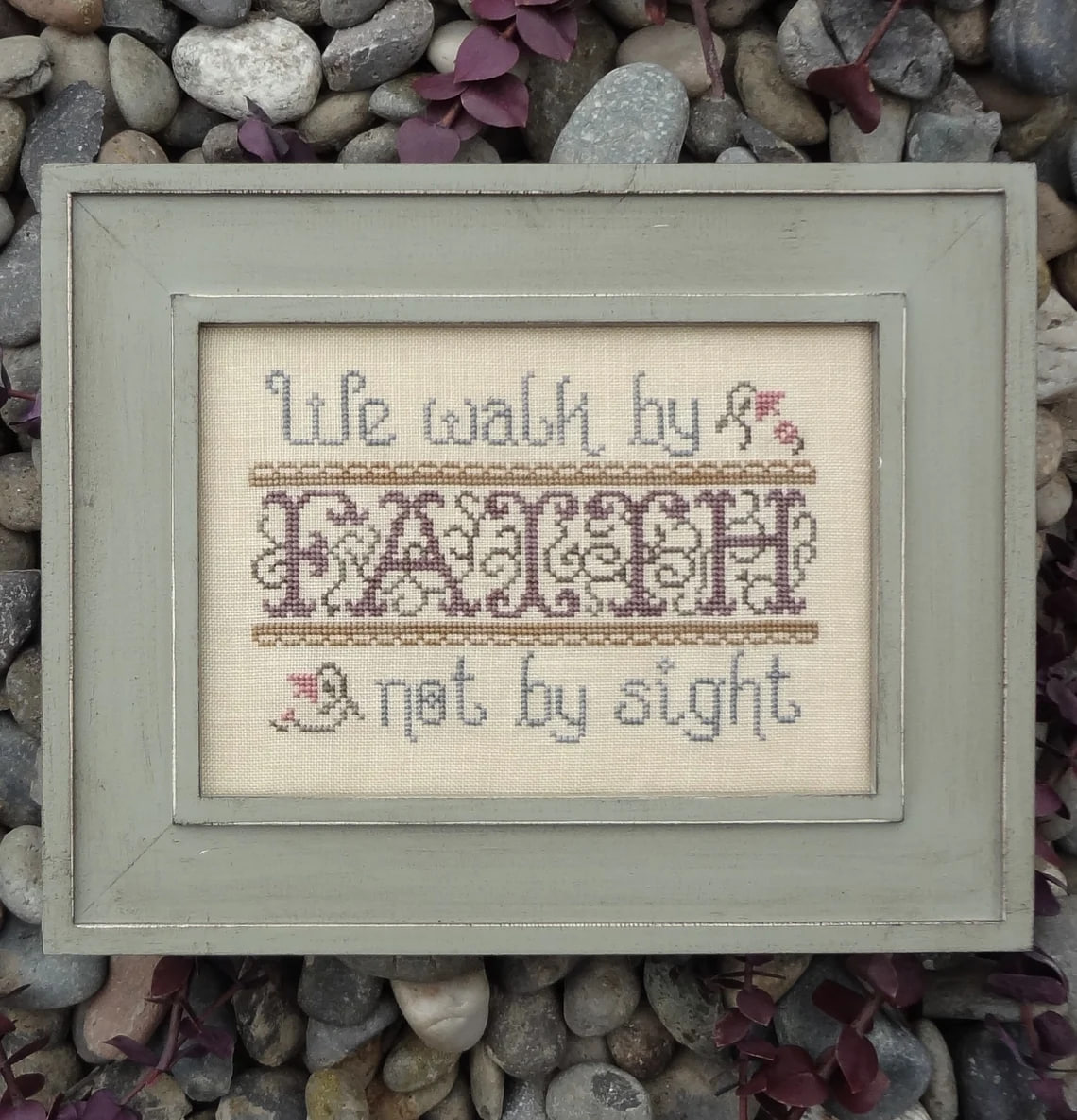 Walk by Faith - Cross Stitch Pattern