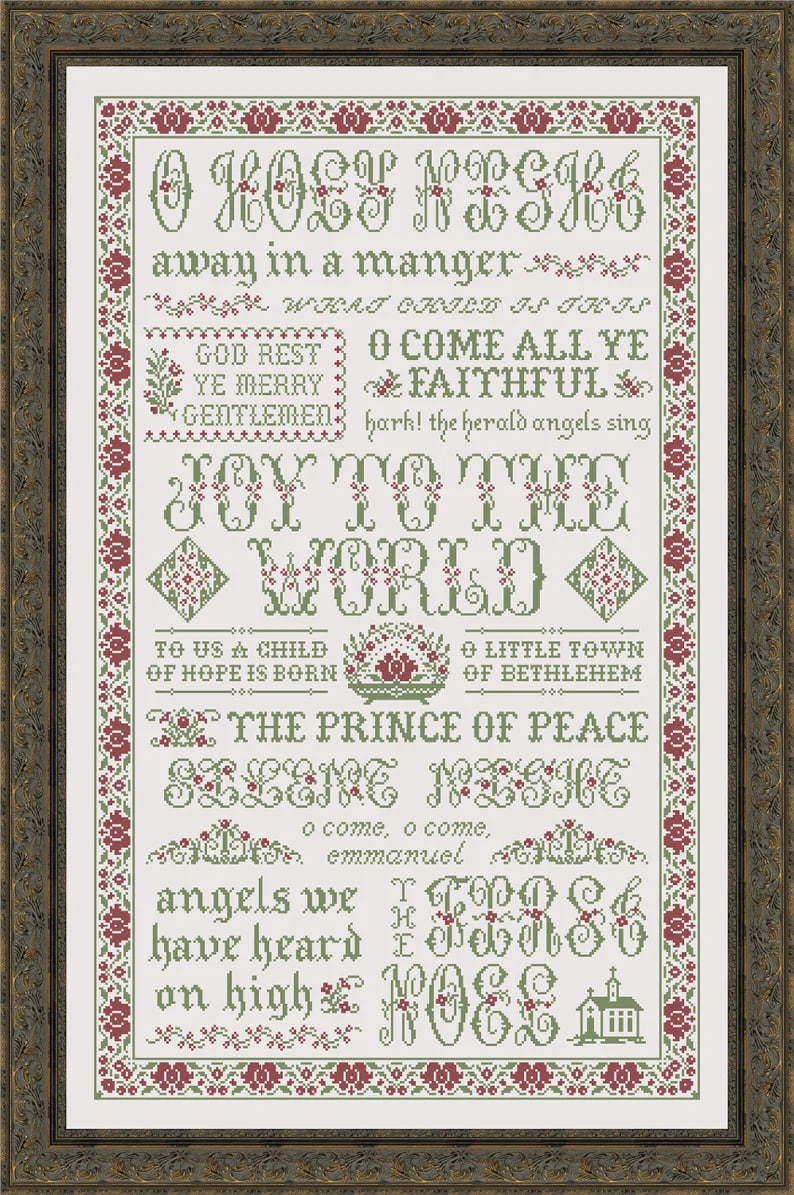 Hymns of Christmas - Cross Stitch Pattern