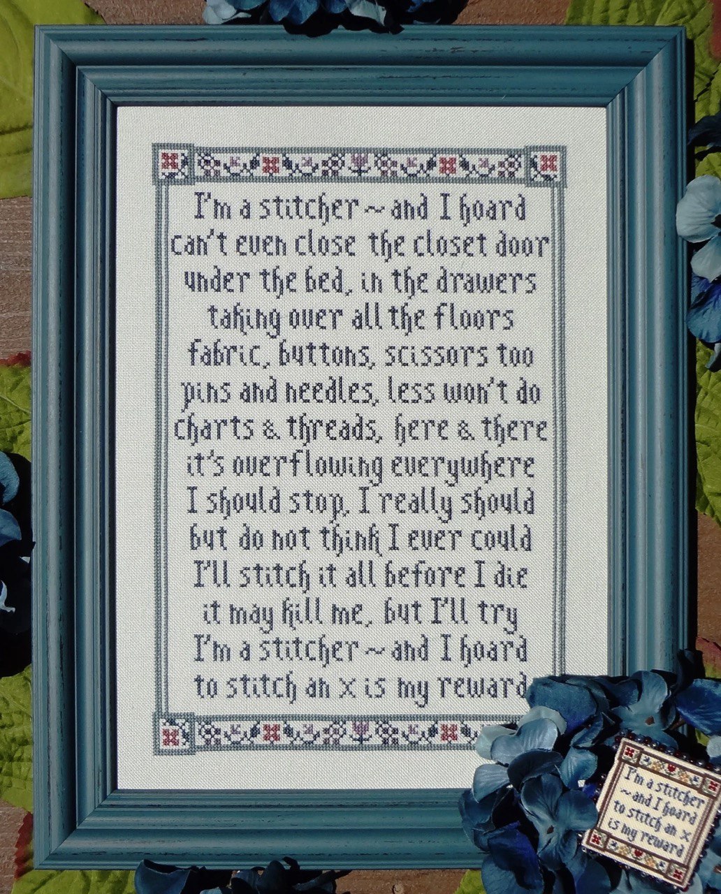 I'm a Stitcher - Cross Stitch Pattern