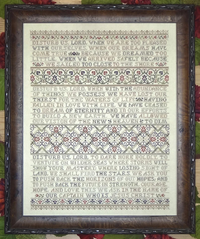 Disturb Us Lord - Cross Stitch Pattern