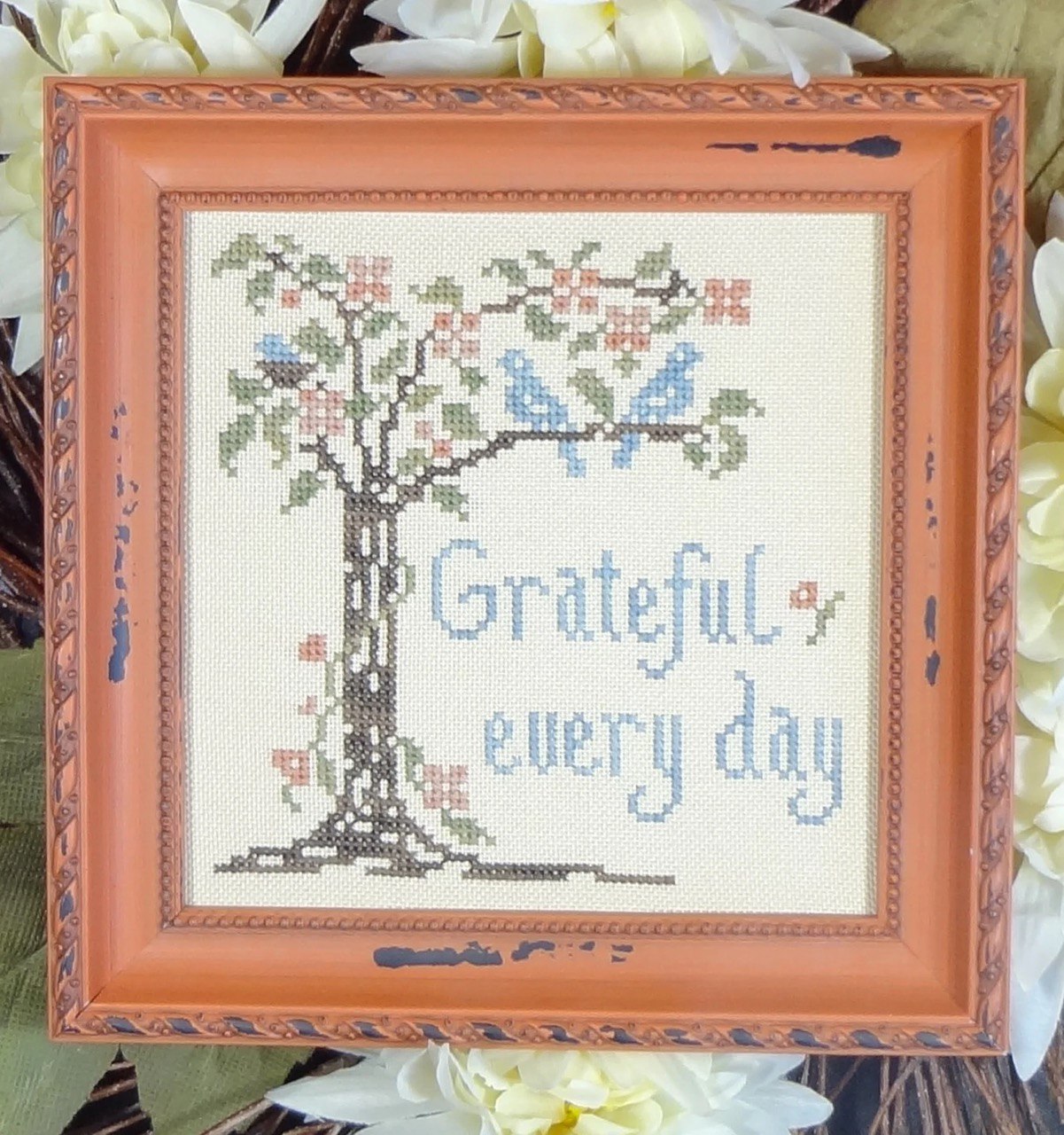 Grateful Every Day - Cross Stitch Pattern