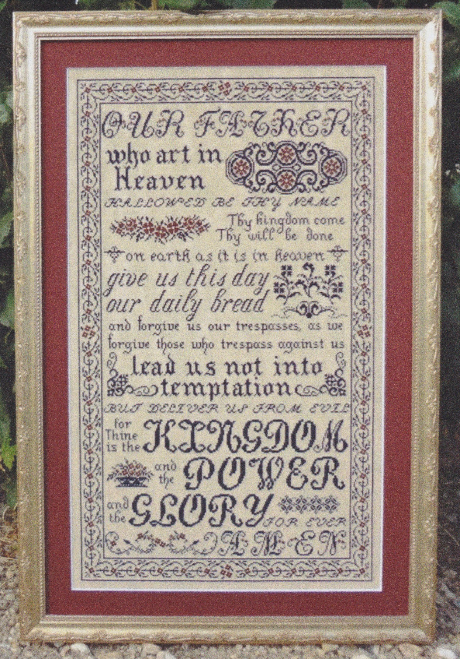 Lord's Prayer - Cross Stitch Pattern