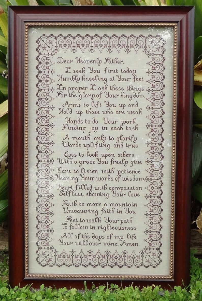 Morning Prayer - Cross Stitch Pattern