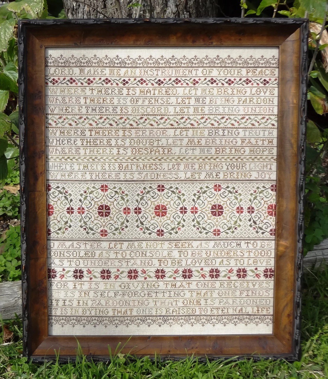 Prayer of Saint Francis - Cross Stitch Pattern
