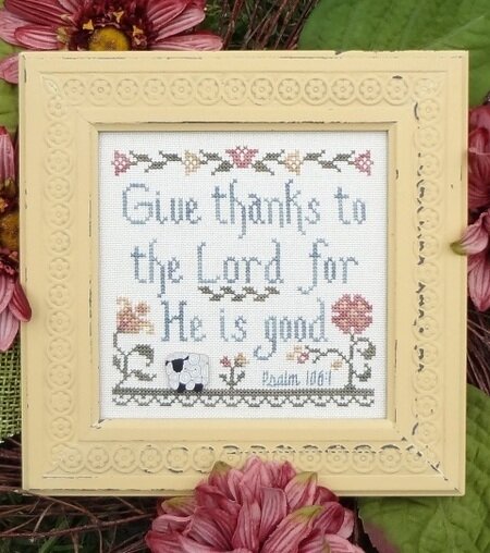 Give Thanks to the Lord - Cross Stitch Pattern