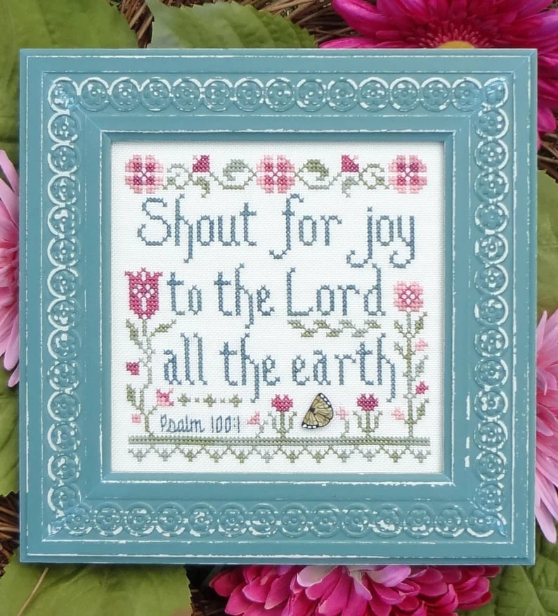 Shout For Joy - Cross Stitch Pattern