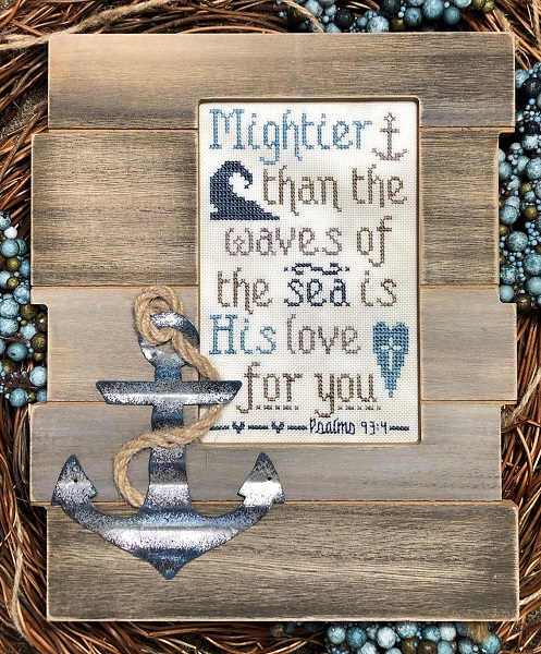 Mightier Than the Waves - Cross Stitch Pattern