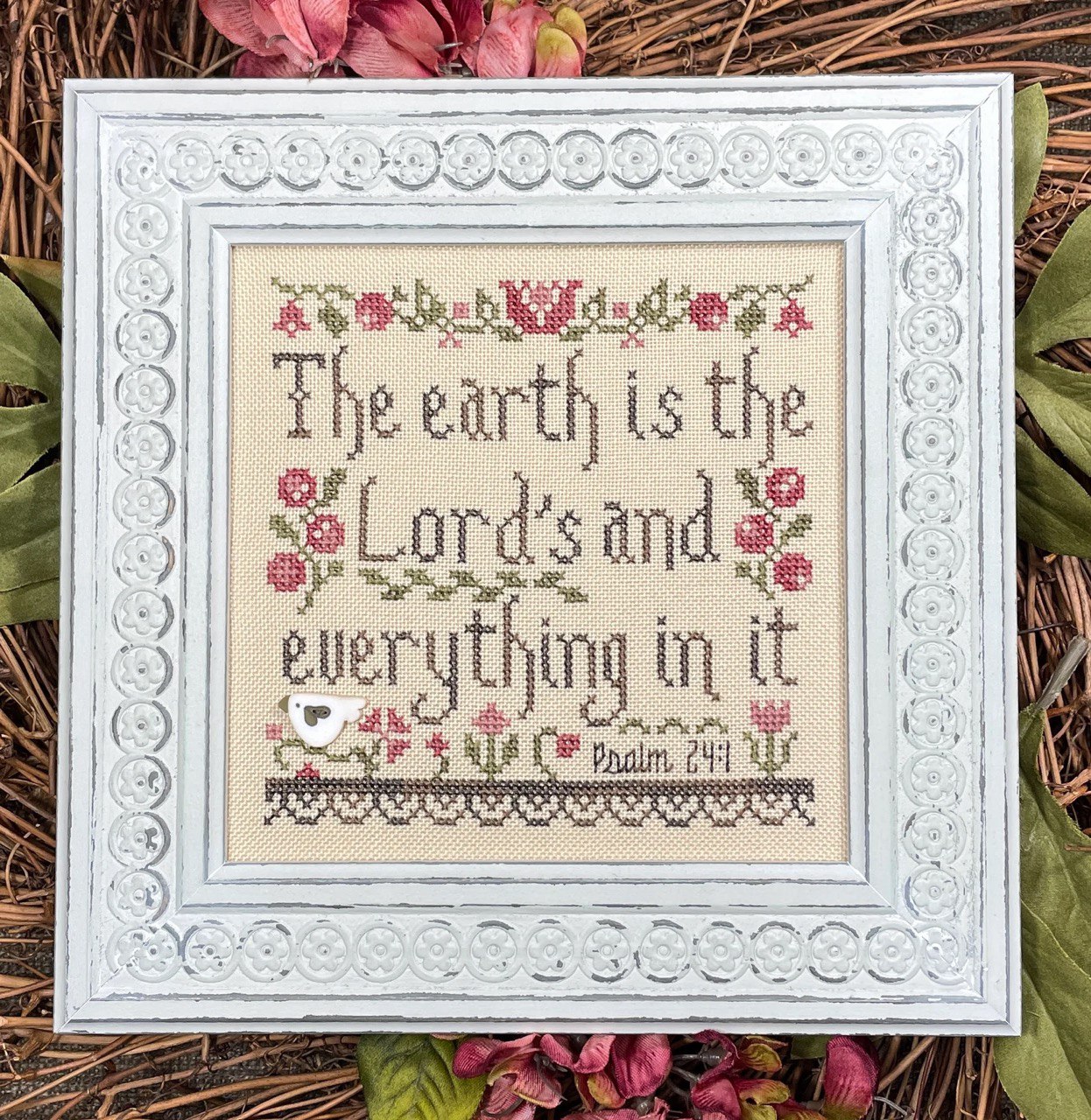 Earth is the Lords, The - Cross Stitch Pattern