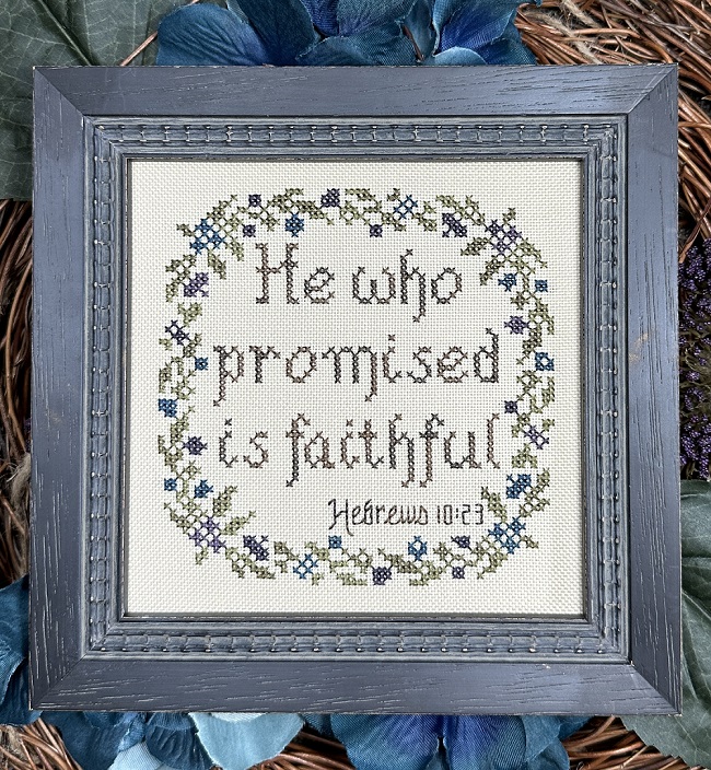 He is Faithful - Cross Stitch Pattern