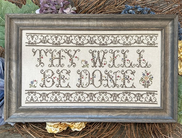Thy Will Be Done - Cross Stitch Pattern