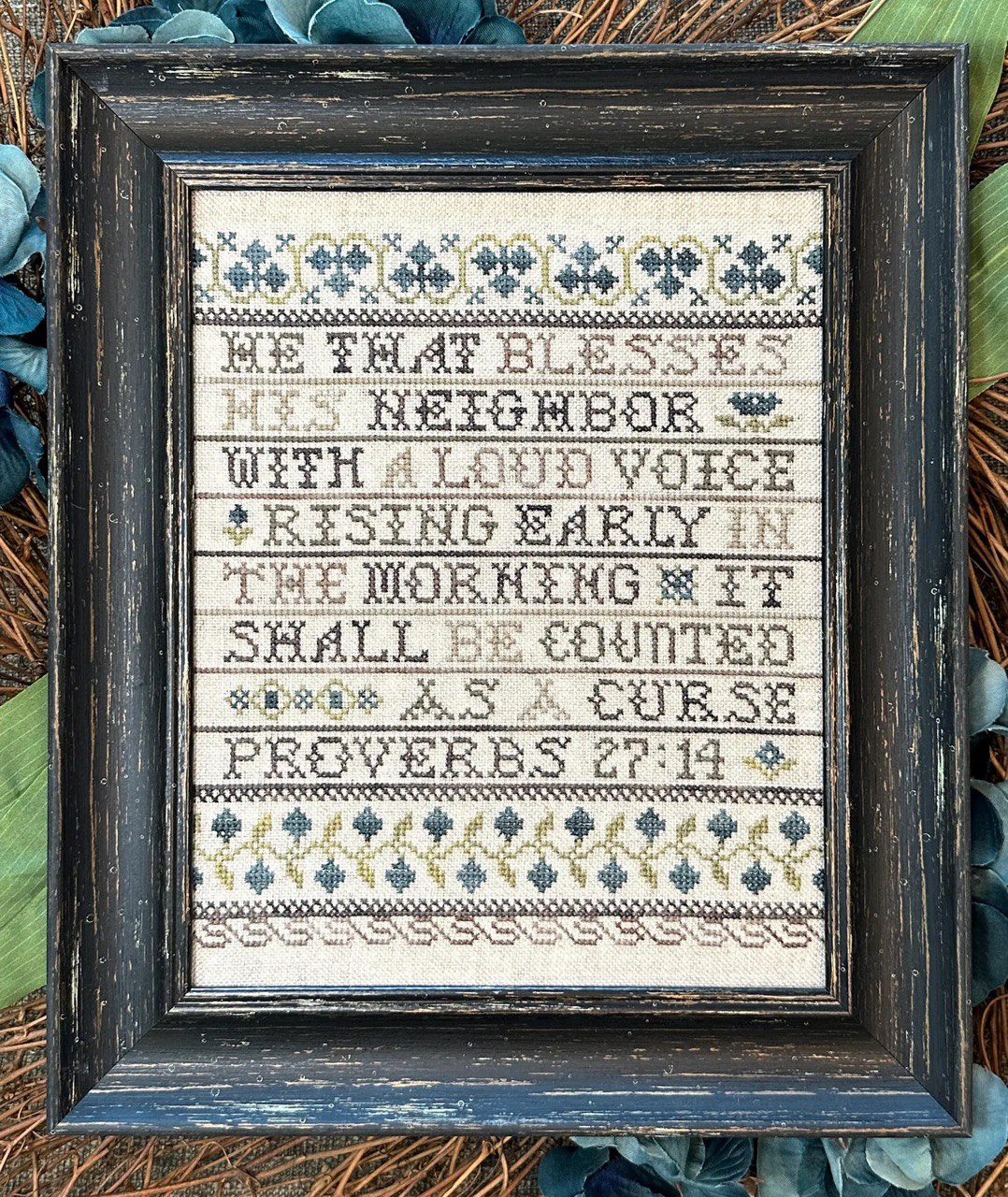Rising Early - Cross Stitch Pattern