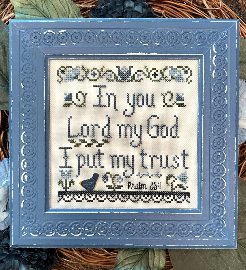In You, I Put My Trust - Cross Stitch Pattern