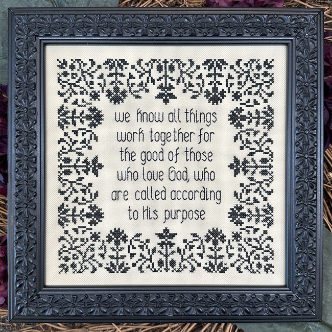 All Things Work Together - Cross Stitch Pattern