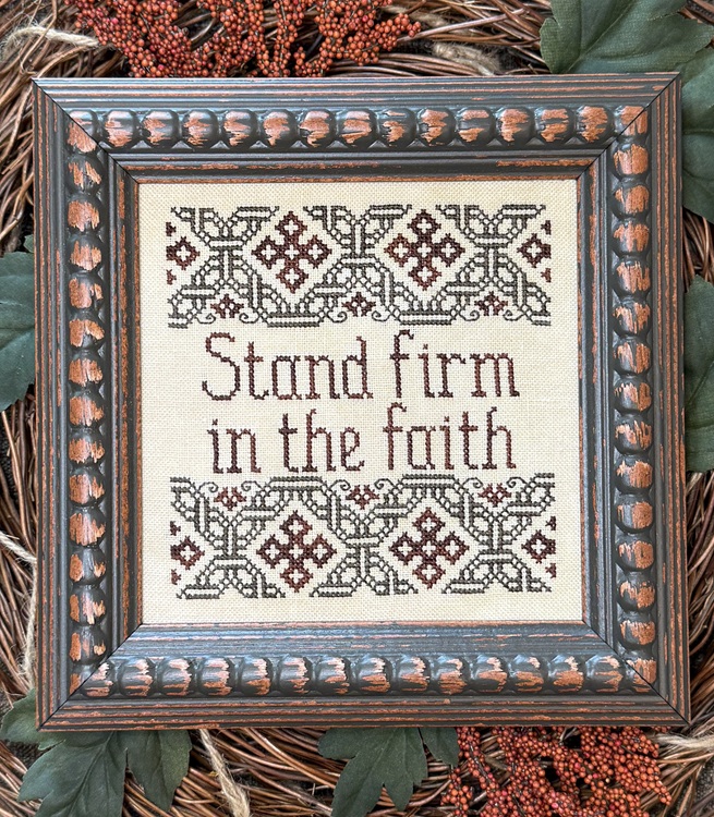 Stand Firm - Christian Cross Stitch Pattern